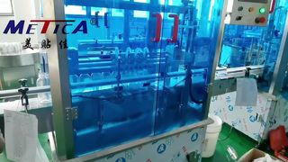 Mesin Pelabelan Capping Pengisian Jus Otomatis