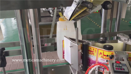 Automatic Bottle Labeling Machine For Adhesive Sticker Labels With Precision Accuracy And Easy Maintenance