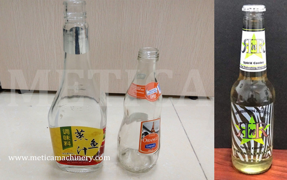 Automatic Bottle Neck Automatic Labeling Machine Precision For Various Labels