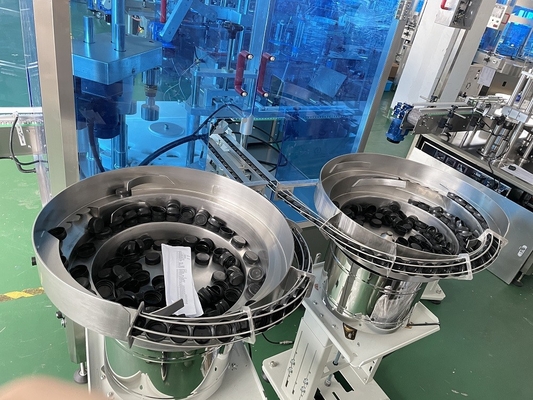 High Speed Rotary Type Bottle Capping Machine With Twin Heads