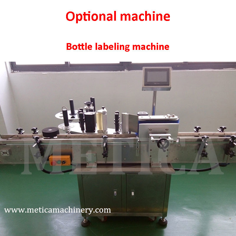 Precision 10ml-100ml Monoblock Filling Capping Machine dengan teknologi servo motor driven piston