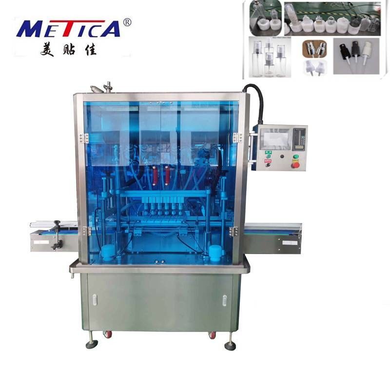 Mesin Pengisi Vakum Luapan Botol Parfum Tipe Multi-Nozzle 1500-2500BPH