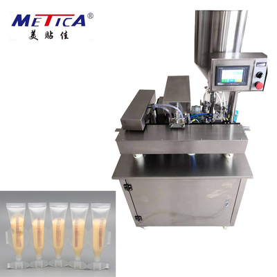 Semi otomatis Ultrasonic Soft Tube Filling Dan Sealing Machine untuk Barisan Soft tube