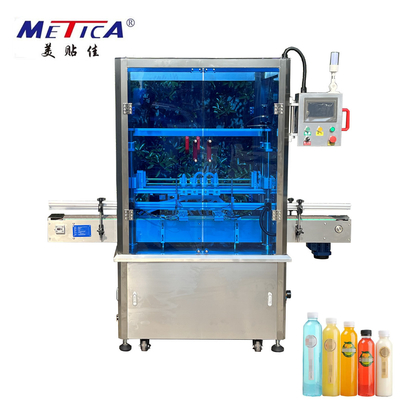 Botol Jus Dan Mesin Pengisian Botol PET Dengan Pompa Peristaltik