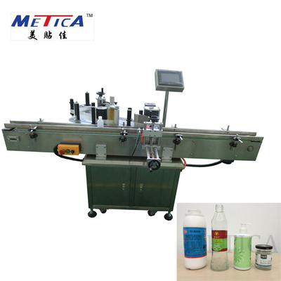 Peralatan Pelabelan Botol Bulat Otomatis 2000bph Sertifikasi CE