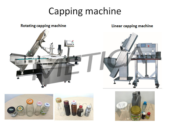 Automatic Rotary Type Automatic Glass Bottle Sealing Dan Capping Machine 2000bph