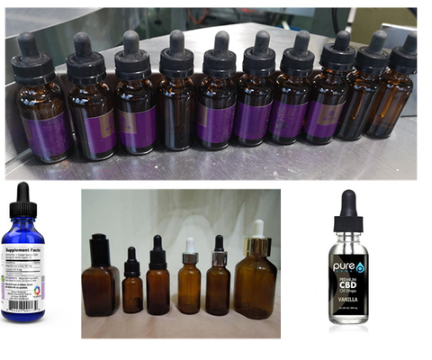 Capper Pengisi Botol Monoblock Minyak Esensial Otomatis Untuk Botol Plastik Dan Kaca