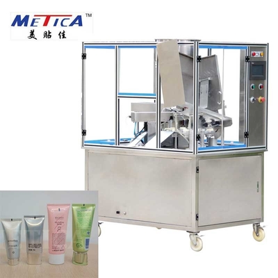 20-25pcs/Min Ultrasonic Tube Filling Dan Sealing Machine Untuk Krim Tangan