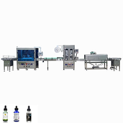 Mesin pengisian botol otomatis dengan kecepatan servo 1500-3000bph + pengisian piston dan kompatibilitas multi-cap
