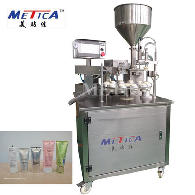 Mesin Pengisian Dan Penyegelan Krim 1500BPH Dengan Volume Pengisian 5ml-300ml
