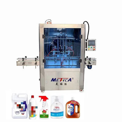 220V 50HZ Mesin Pengisian Botol Otomatis Penuh Untuk Desinfektan Pembersih Tangan