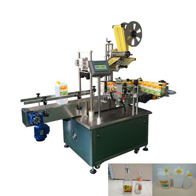 1000BPH-3000BPH Mesin Pelabelan Botol Otomatis Untuk Stiker Atas Dan Samping
