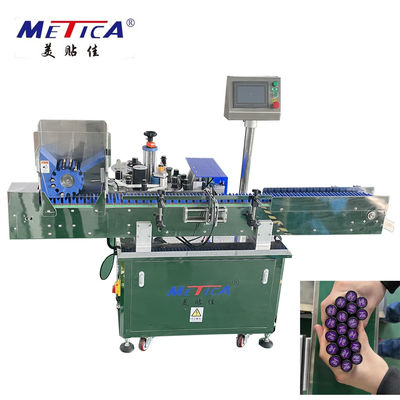 Mesin Pelabelan Botol Bulat Otomatis SS, Mesin Pelabelan Stiker Bawah Lipstik