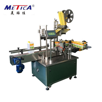 Mesin Pelabelan Stiker Perekat 1000BPH-3000BPH Untuk Atas Dan Samping