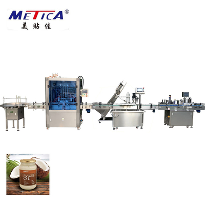 Mesin Pengisian Minyak Kelapa 1000BPH Pneumatic Driven 2kw